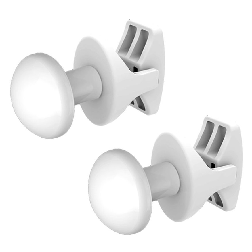 Robe Hook pair White