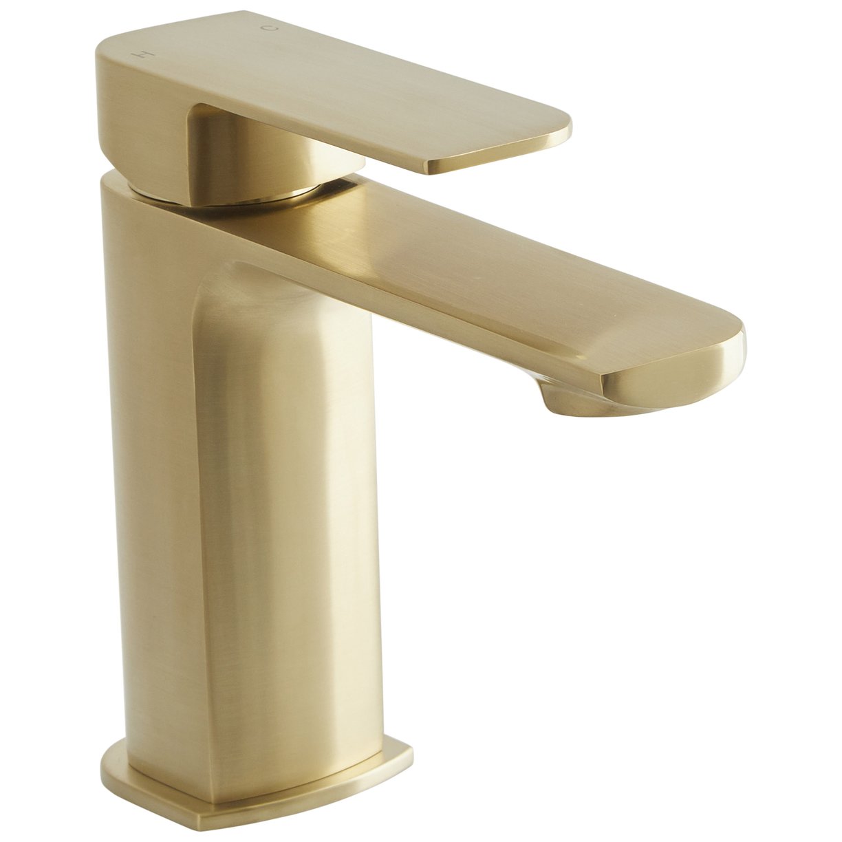 Ness Brushed Brass Basin Mixer & Click Waste