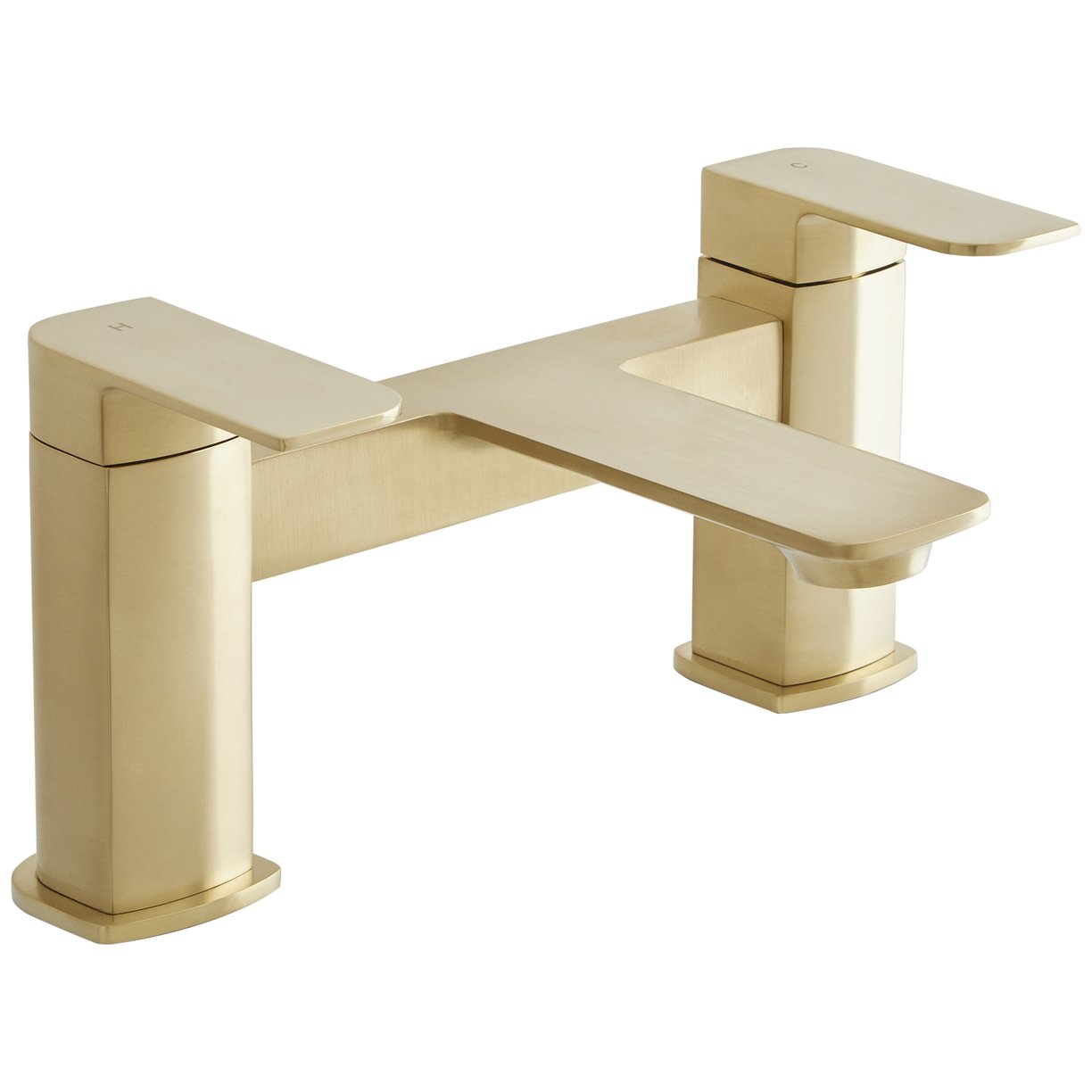 Ness Brushed Brass Bath Filler