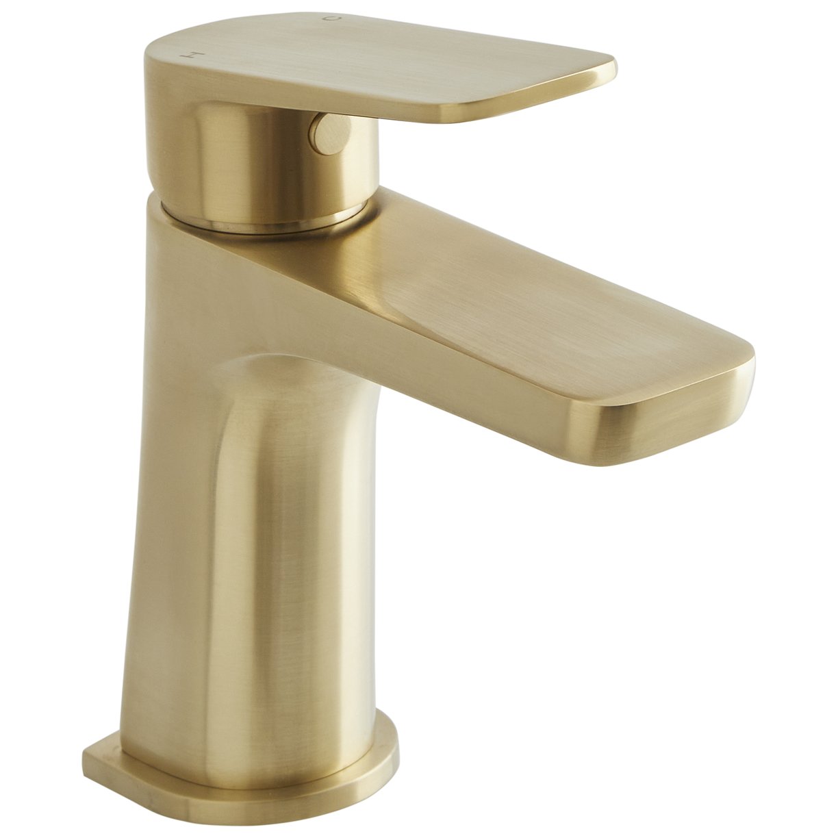 Dalmuir Brushed Brass Cloakroom Basin Mixer & Click Waste