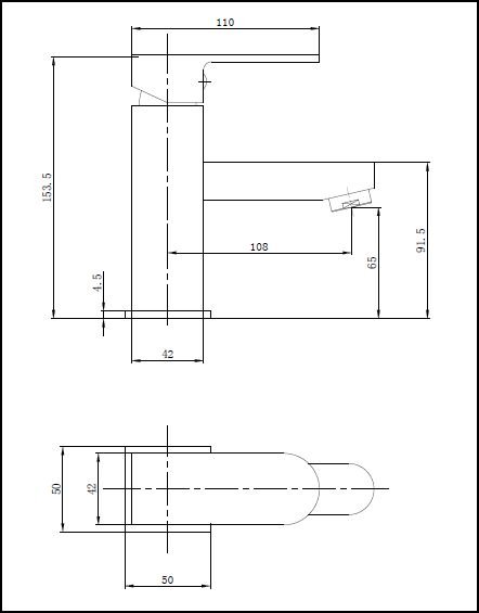 Dalmuir Basin Mixer & Click Waste