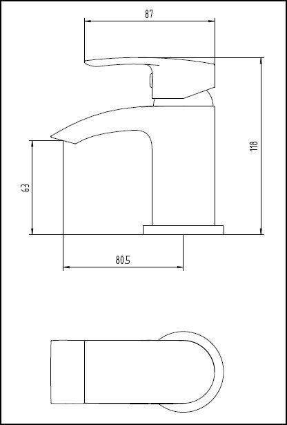 Coll Mini Basin Mixer & Click Waste