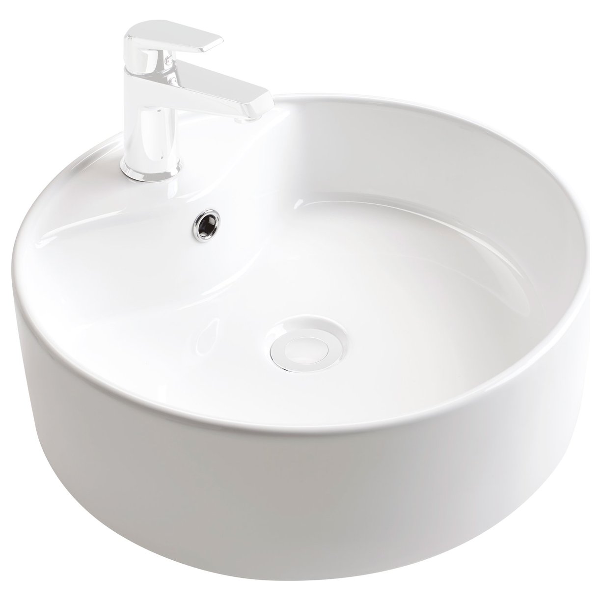 Jura 103 460mm 1H Counter Top Washbasin