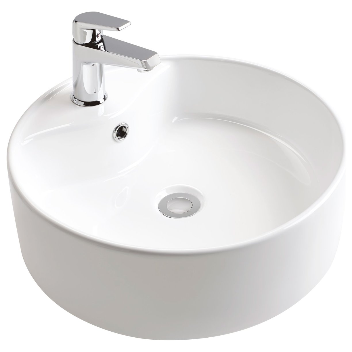 Jura 103 460mm 1H Counter Top Washbasin