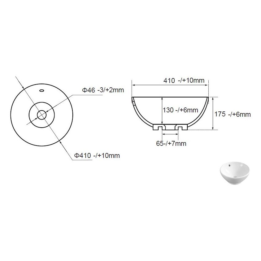 Jura 400 Round Washbowl