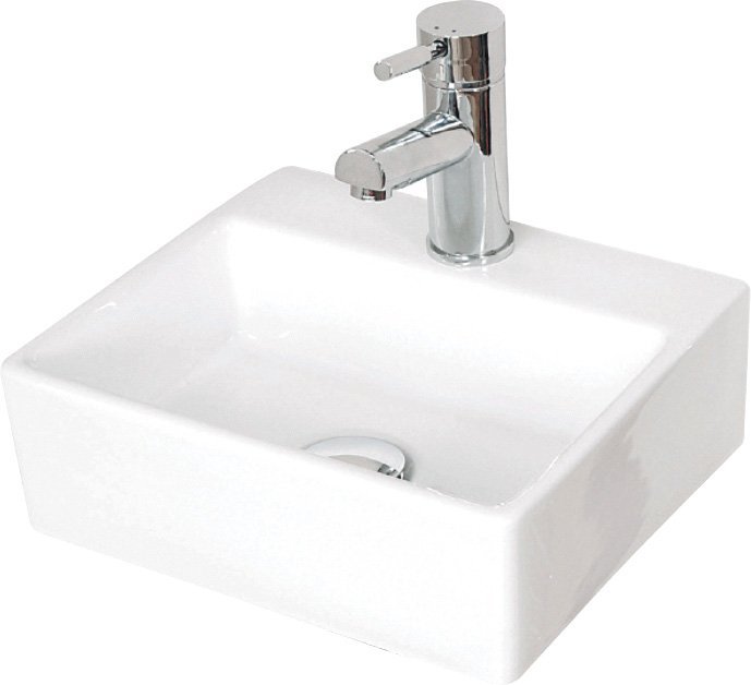 Oban 330 Square Wall Cloak/Sit On Basin 1TH