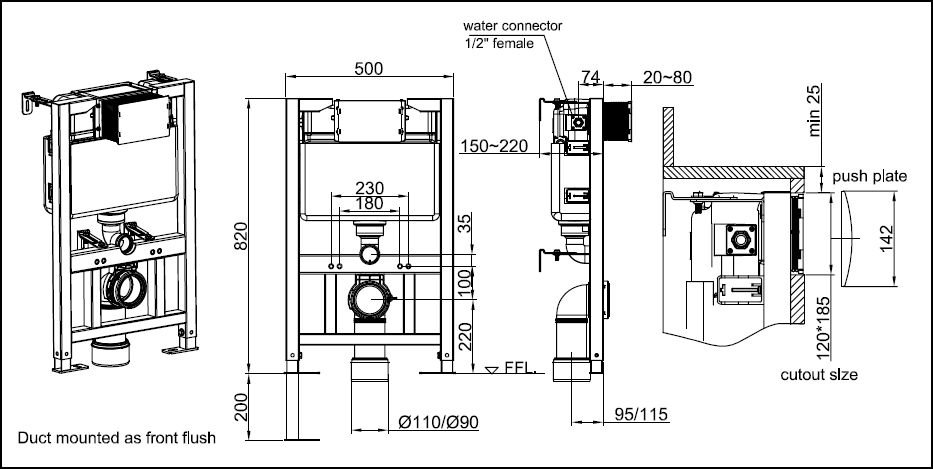 New Storr In Wall Frame System