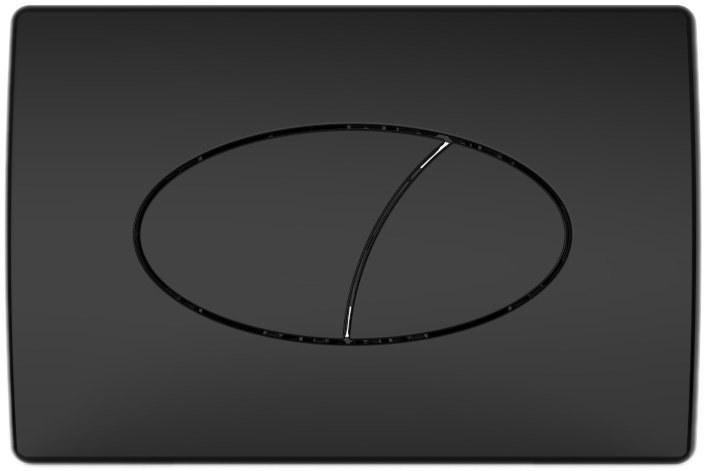 Storr Curve Flush Plate Matt Black