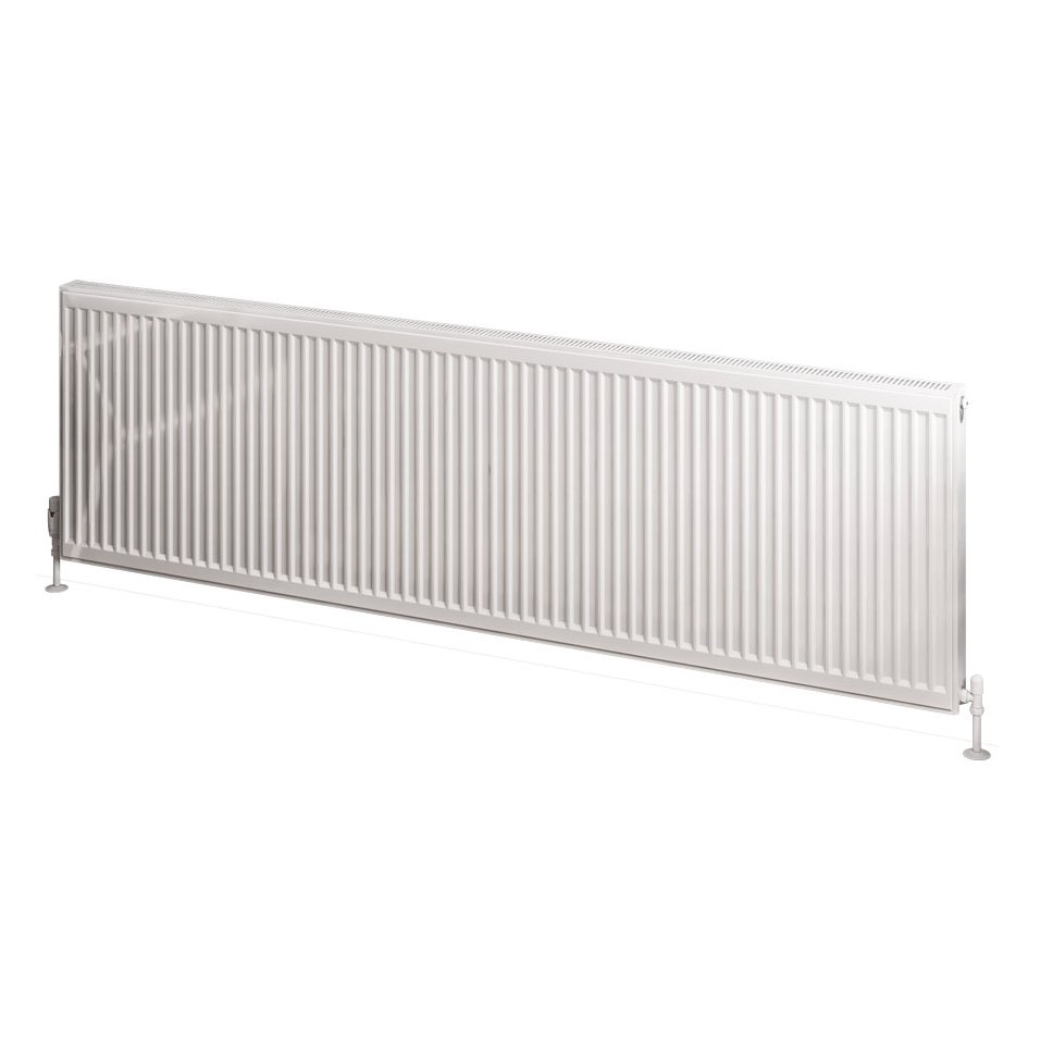 Type 11 Compact Panel Radiator 600 x 2000 Gloss White