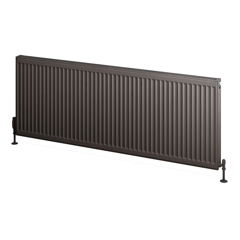 Type 11 Compact Panel Radiator 600 x 1600 Matt Anthracite