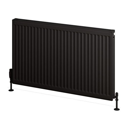 Type 11 Compact Panel Radiator 600 x 1000 Matt Black