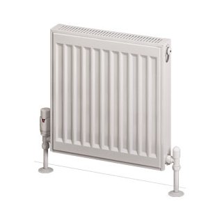 Type 21 Compact Panel Radiator 400 x 400 Gloss White