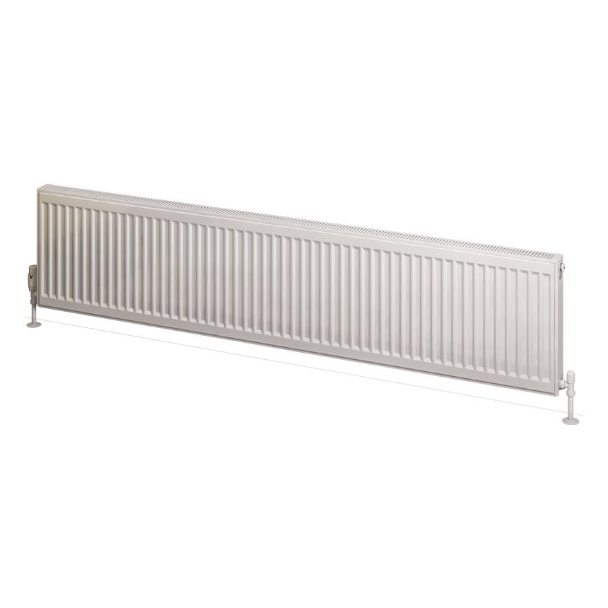 Type 21 Compact Panel Radiator 400 x 1800 Gloss White