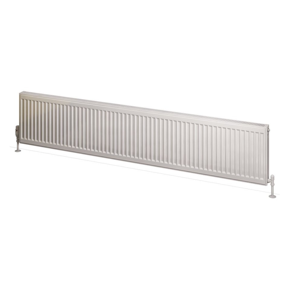 Type 21 Compact Panel Radiator 400 x 2000 Gloss White