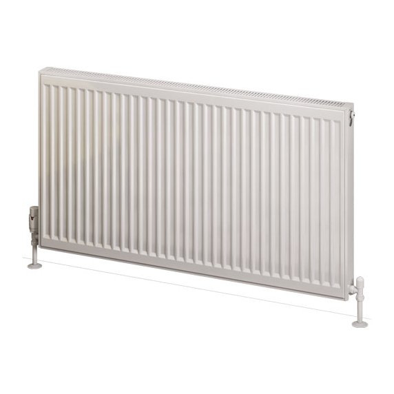 Type 21 Compact Panel Radiator 600 x 1100 Gloss White
