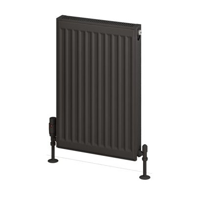 Type 21 Compact Panel Radiator 600 x 400 Matt Anthracite
