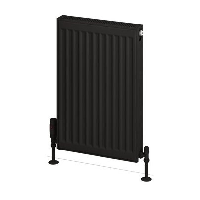 Type 21 Compact Panel Radiator 600 x 400 Matt Black