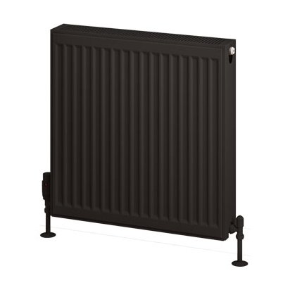 Type 22 Compact Panel Radiator 600 x 600 Matt Black