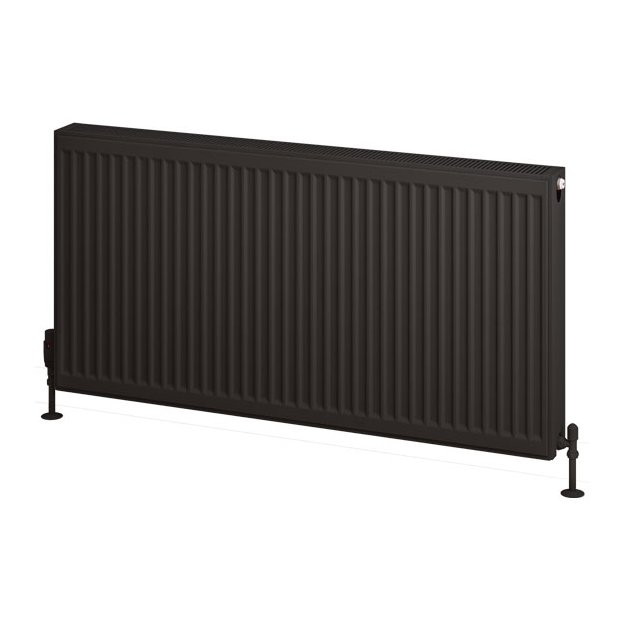 Type 22 Compact Panel Radiator 600 x 1200 Matt Black