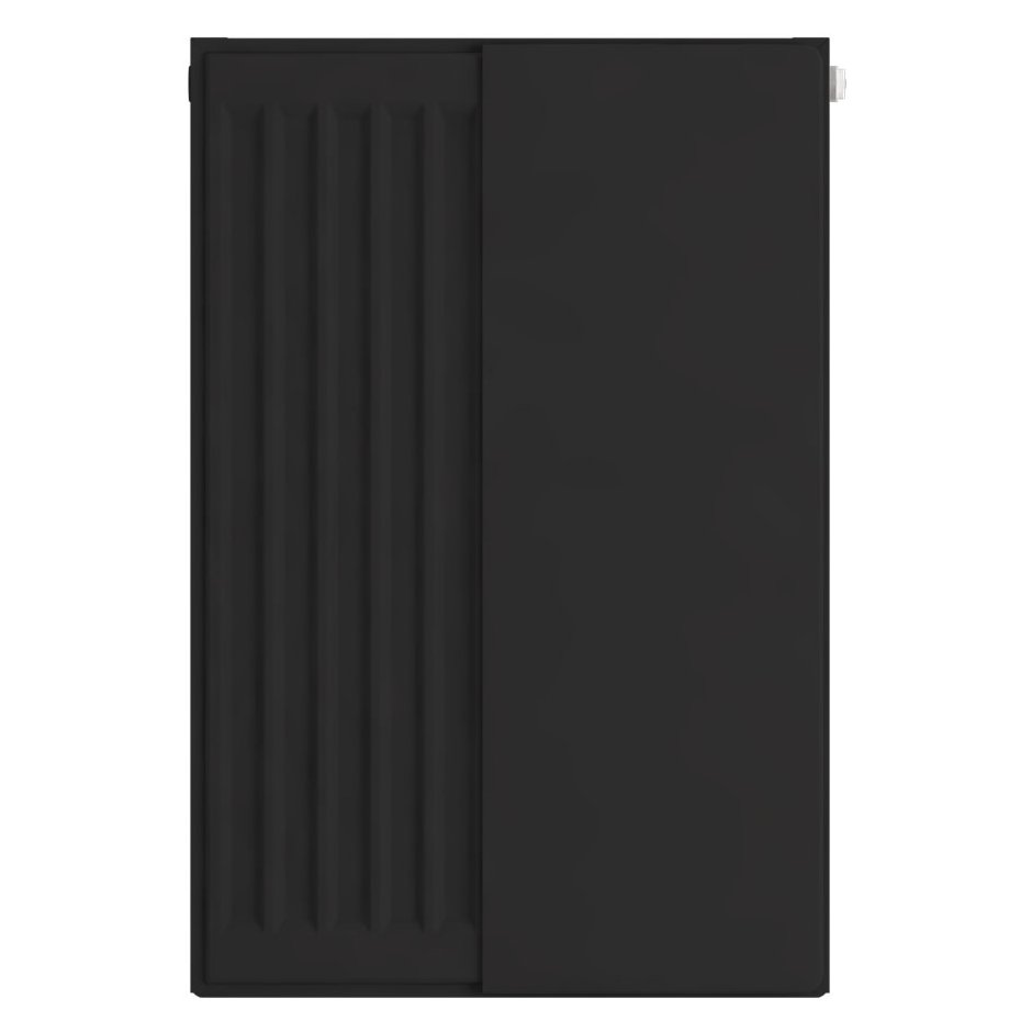 Flat Cover Plate 600 x 400 Matt Black