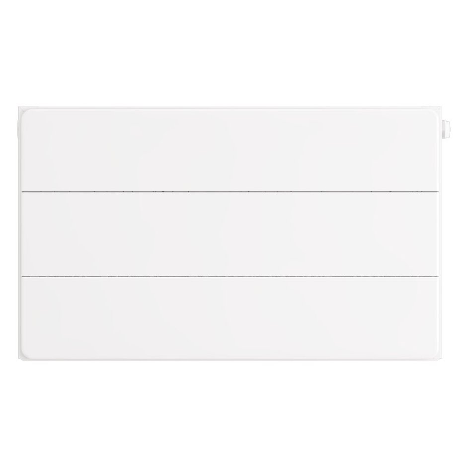 Flat Cover Plate with Lines 300 x 500 Gloss White