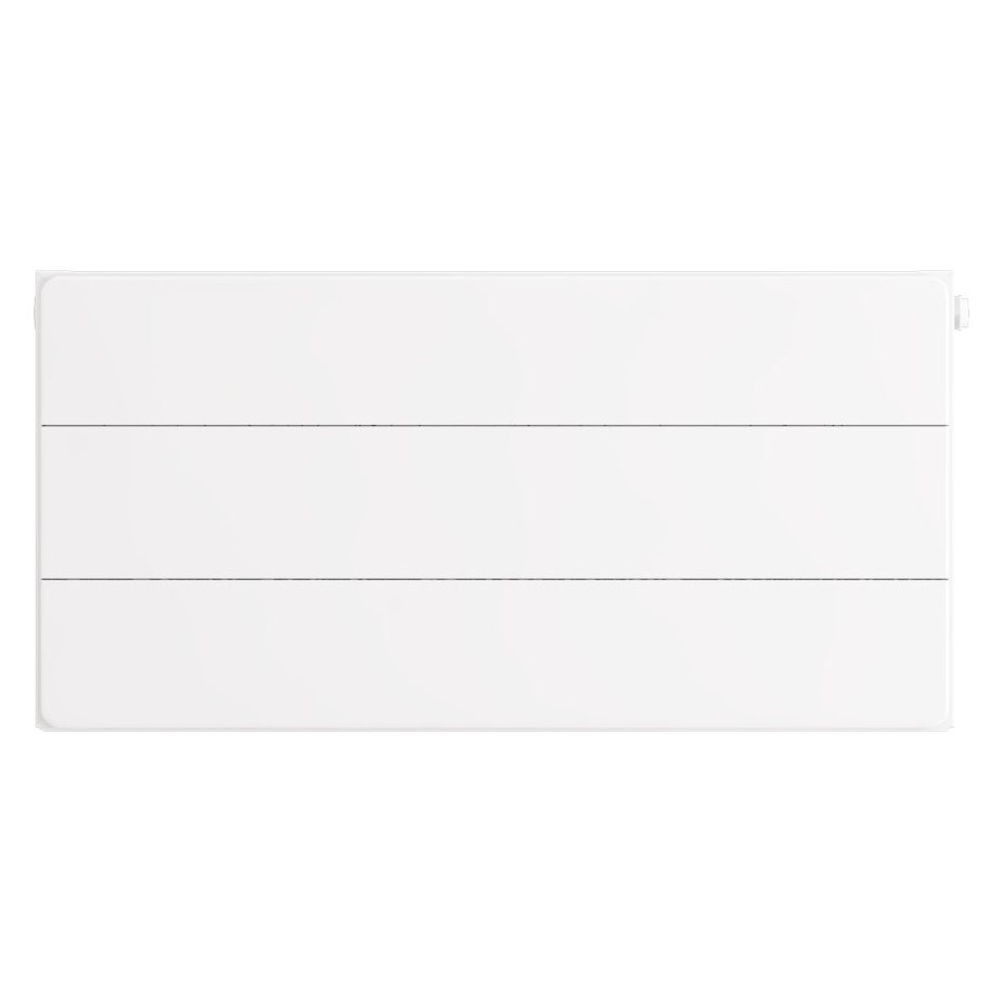 Flat Cover Plate with Lines 300 x 600 Gloss White