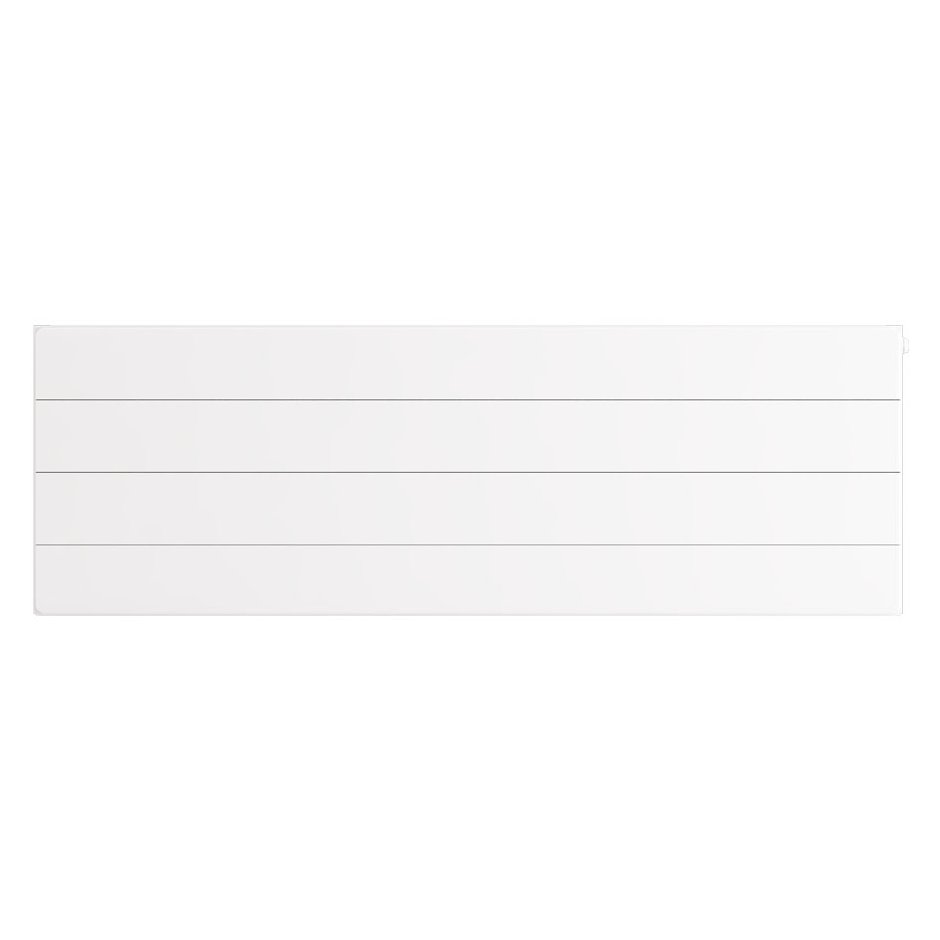 Flat Cover Plate with Lines 400 x 1200 Gloss White