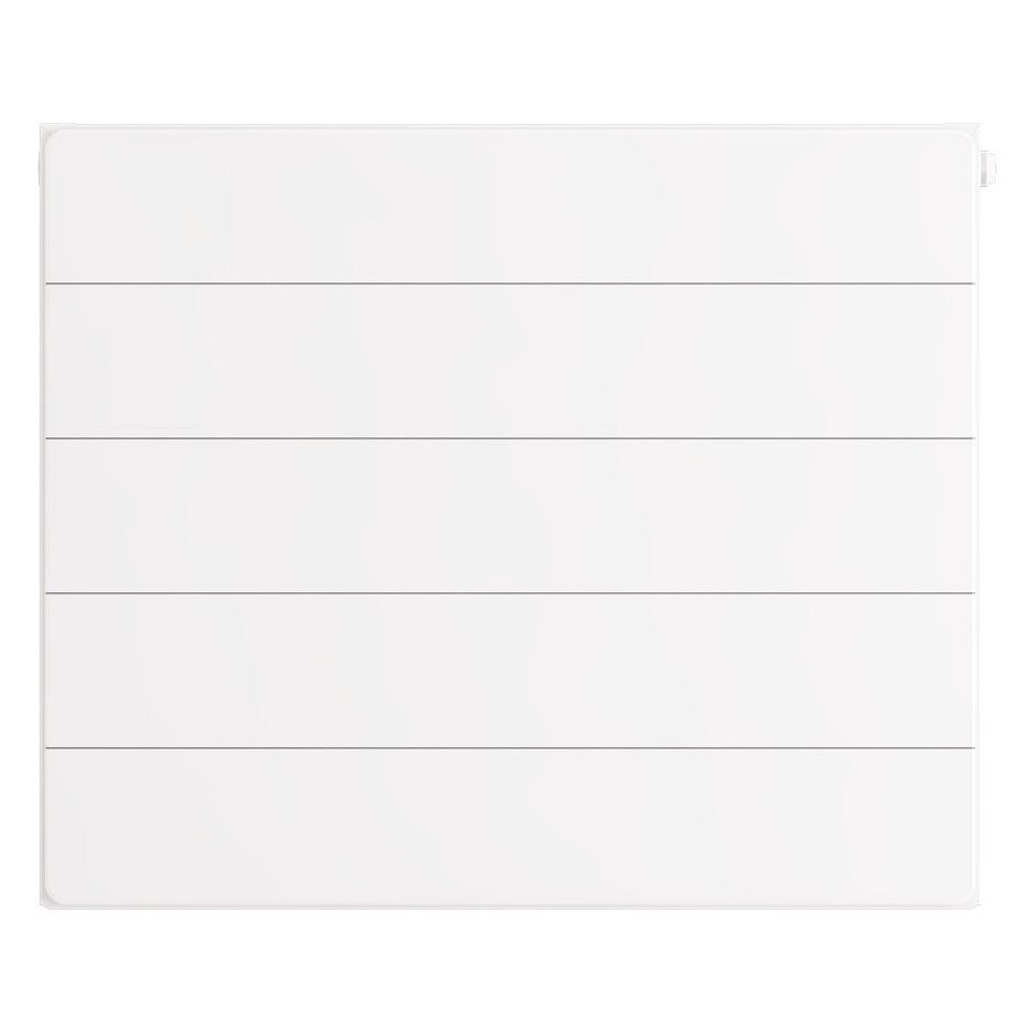 Flat Cover Plate with Lines 500 x 600 Gloss White