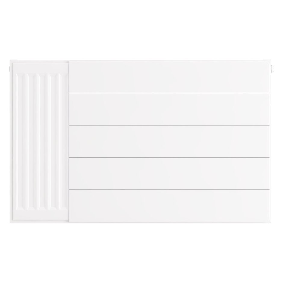 Flat Cover Plate with Lines 500 x 800 Gloss White