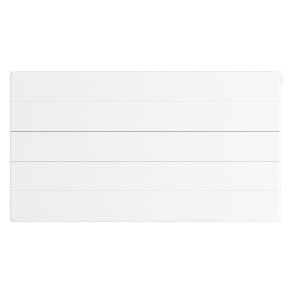 Flat Cover Plate with Lines 500 x 900 Gloss White