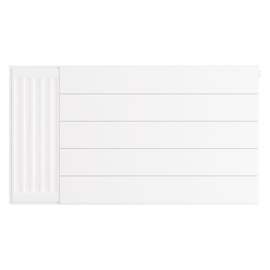 Flat Cover Plate with Lines 500 x 900 Gloss White
