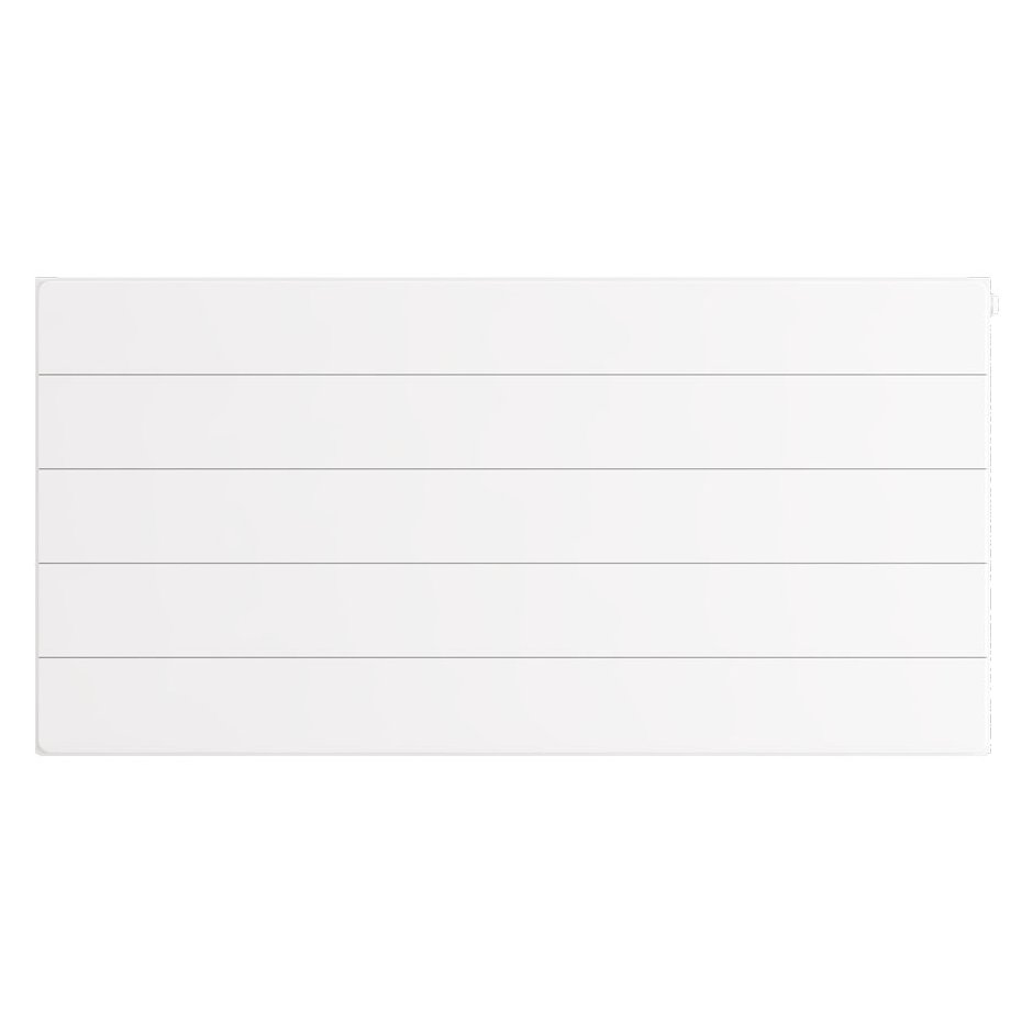 Flat Cover Plate with Lines 500 x 1000 Gloss White