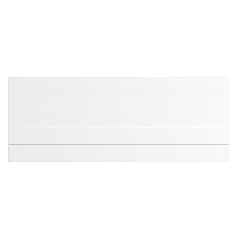 Flat Cover Plate with Lines 500 x 1300 Gloss White