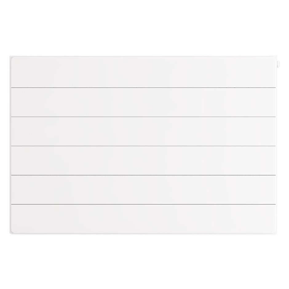 Flat Cover Plate with Lines 600 x 900 Gloss White