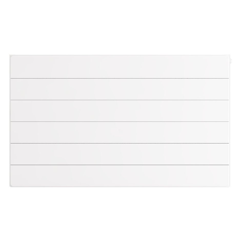 Flat Cover Plate with Lines 600 x 1000 Gloss White