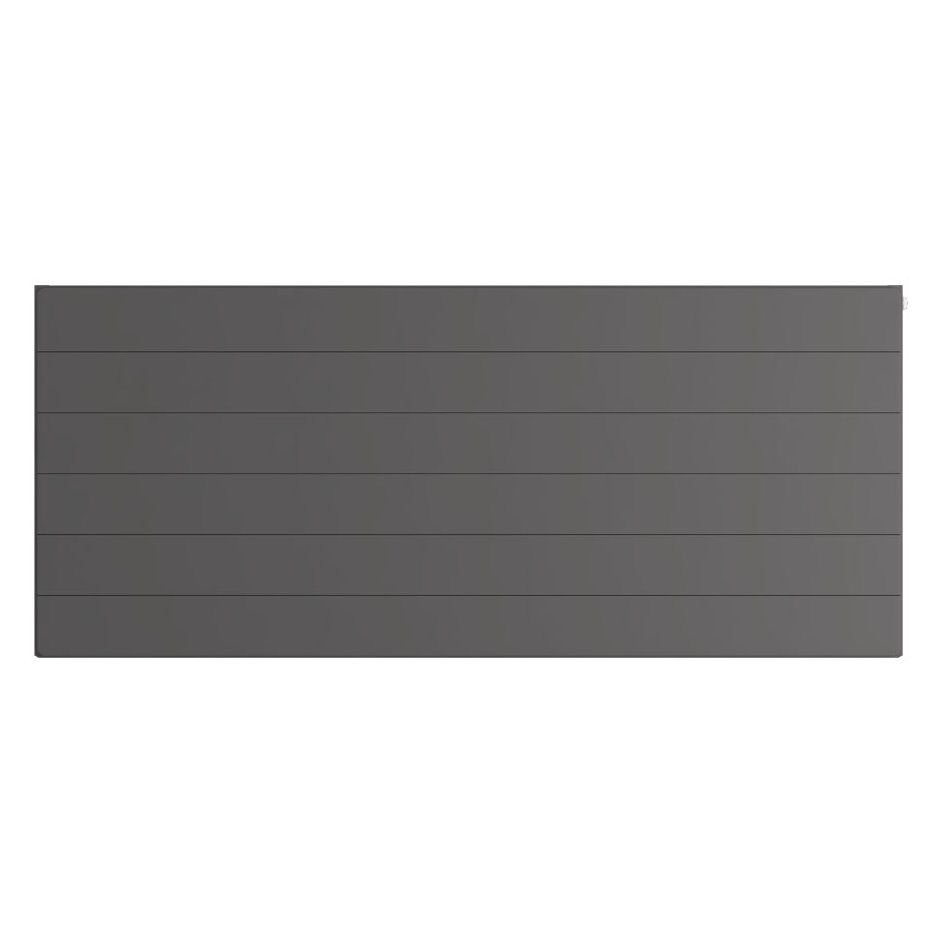Flat Cover Plate with Lines 600 x 1400 Matt Anthracite