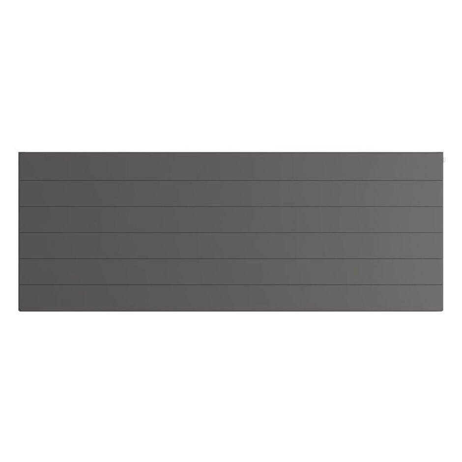 Flat Cover Plate with Lines 600 x 1600 Matt Anthracite