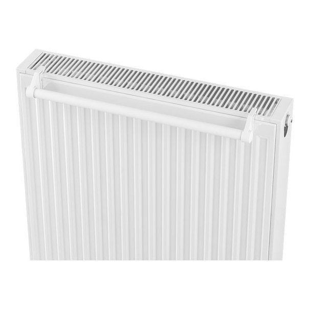 Compact Pan.Rad. T.Hanger 490mm. for 600mm. Rad Gloss White