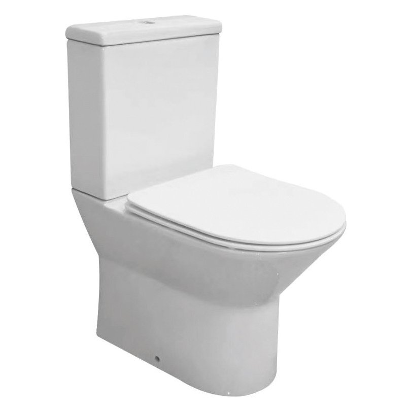 Fyne Closed Back WC Pan, Cistern & Seat