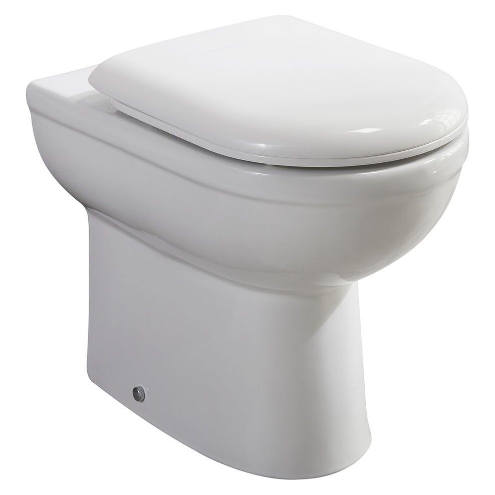 Skara Comfort Height Back to Wall WC Pan & Luxury Soft Close Seat