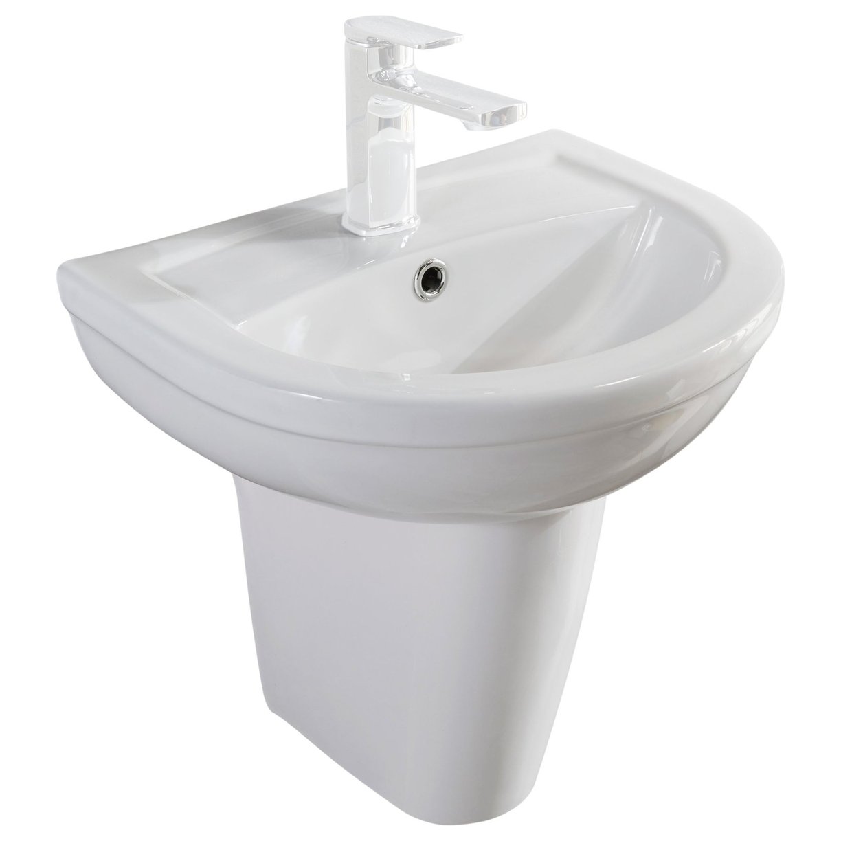 Skara 450 Basin & Semi-Pedestal