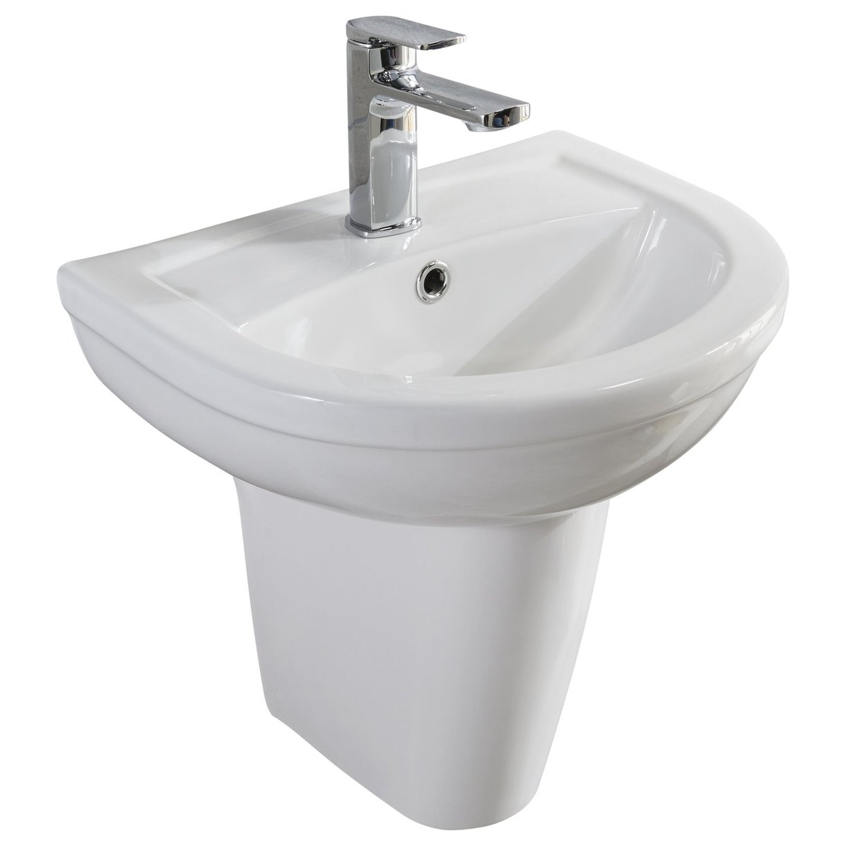 Skara 450 Basin & Semi-Pedestal