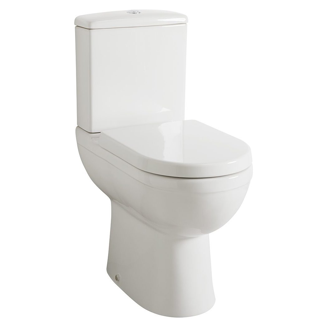 Elgin Comfort Height WC Pan, Cistern & Soft Close Seat