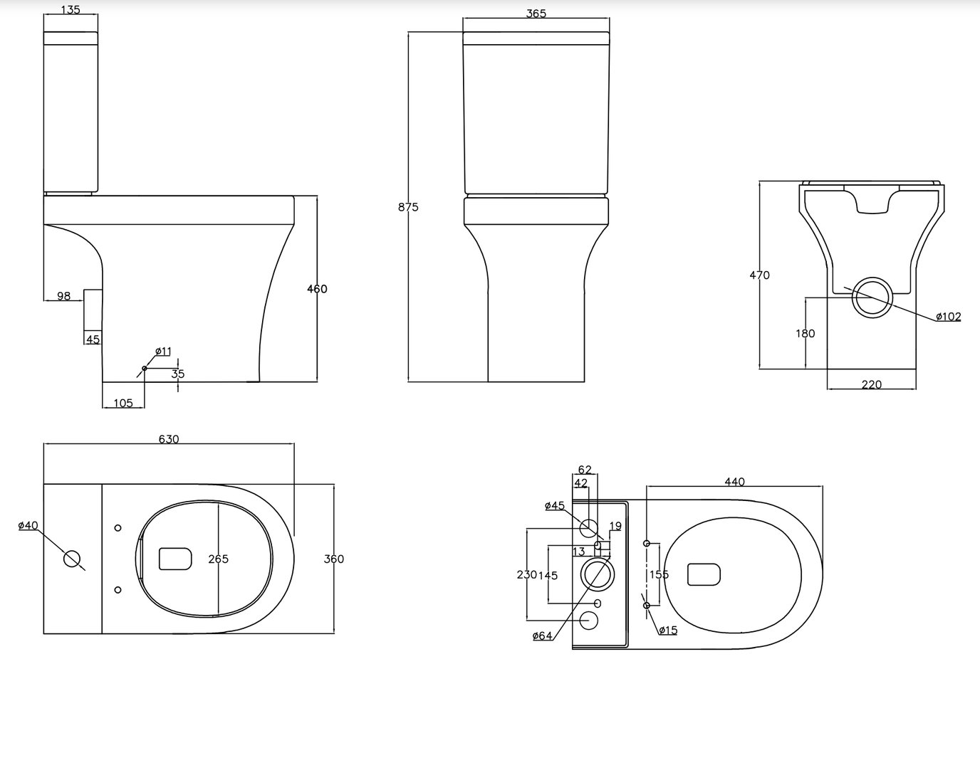 Skara Rimless High Pan
