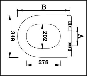 Elgin Top Fix Soft Close Seat