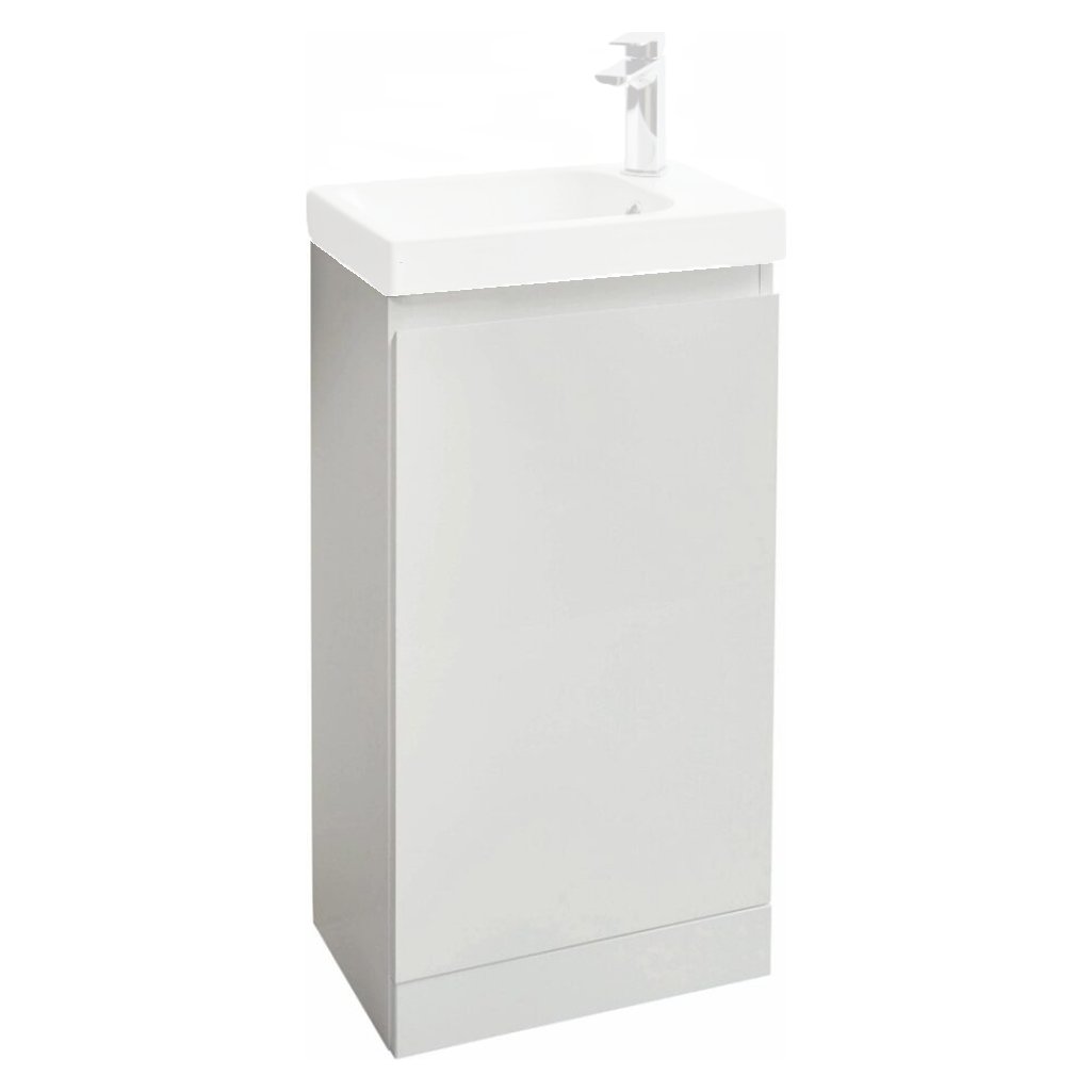Connel 450mm Basin Unit Gloss White
