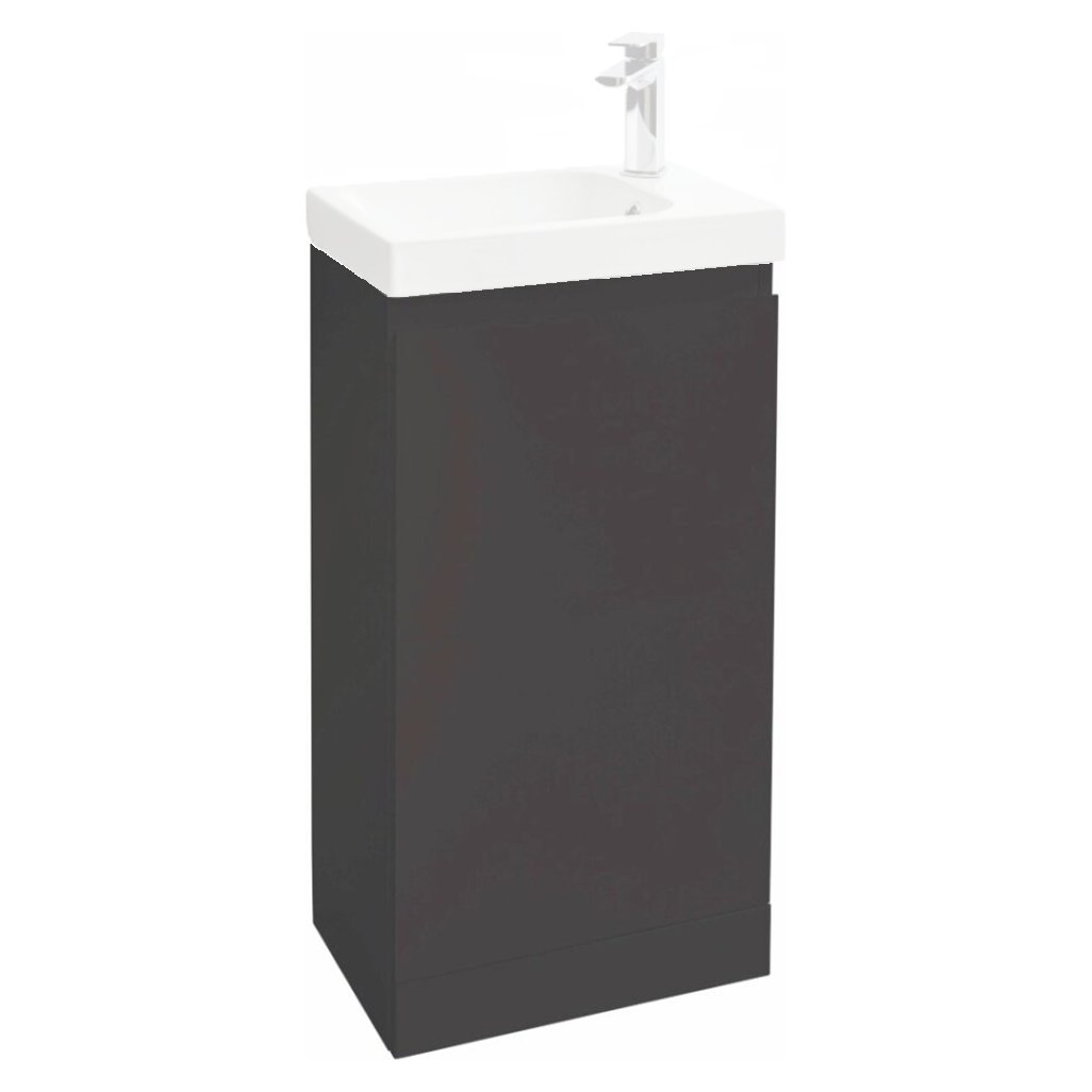 Connel 450mm Basin Unit Matt Black