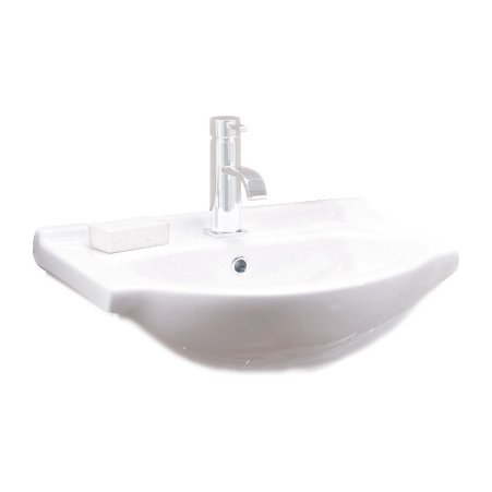 Turnberry Ceramic 550mm Sit Basin 1TH