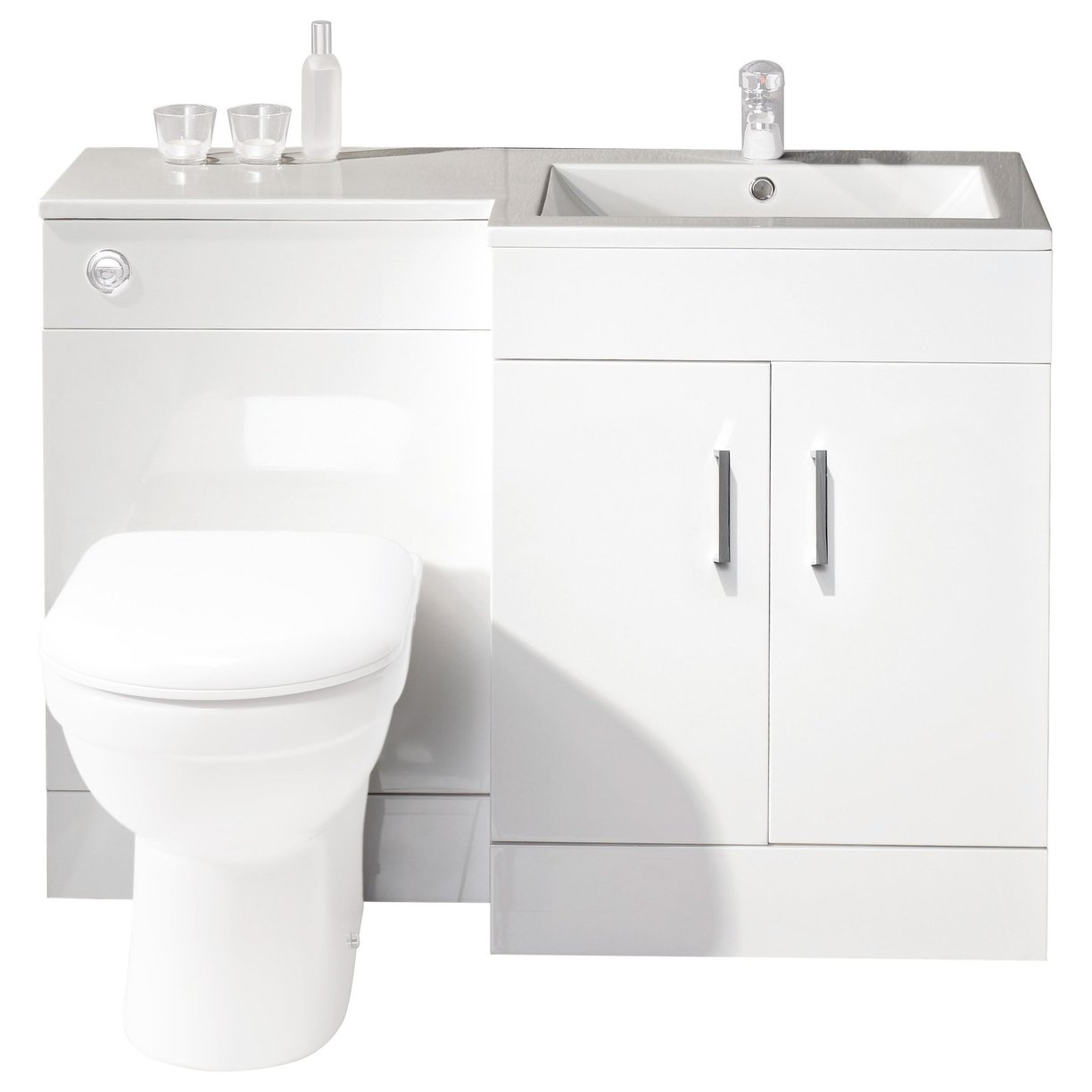 Lewis 1100 L-Shape Combination Unit (Right Hand Basin Option)