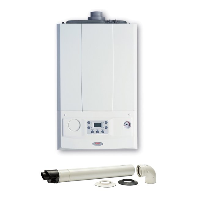 Evoke 28NX Combi & Push Fit Easy Flue 750mm
